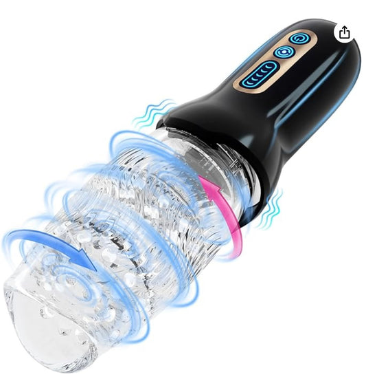 Rotating Masturbation Cup 360 Degree Automatic Electric Male Masturbator Machine For Man