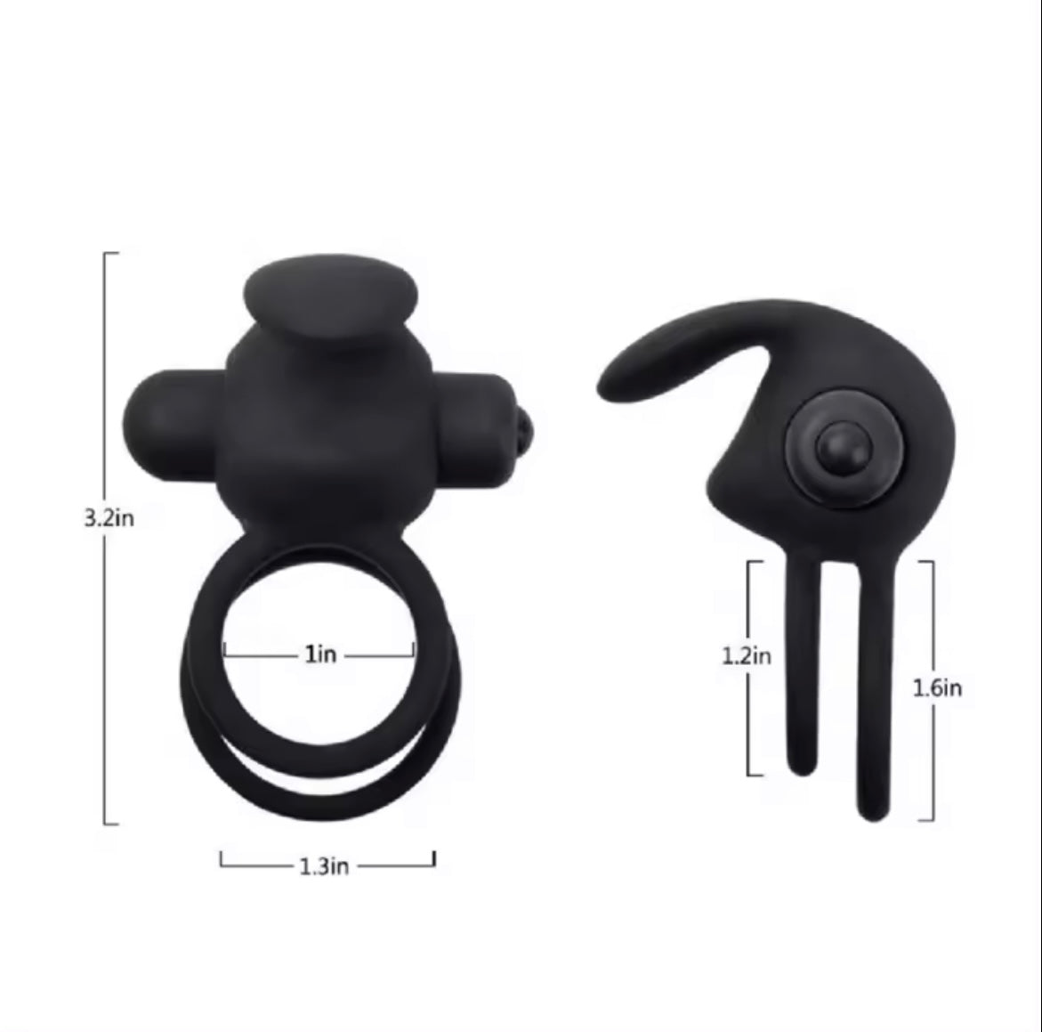 10 frequency silicone vibrating cock ring for men sex toy